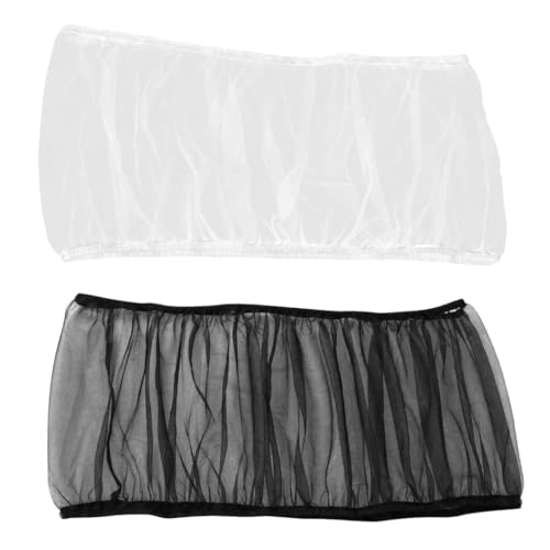 JTKREW 2 Cubiertas universales de Jaula,Cubierta de Jaula,Cubierta de Malla,para Loros Ajustable,Malla de Nylon Suave,para jaulas(Negro,Blanco)