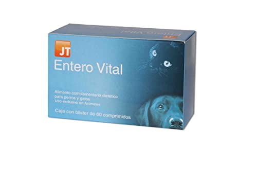JTPharma Entero Vital - Alimento Complementario para Mascotas, 60 Comprimidos
