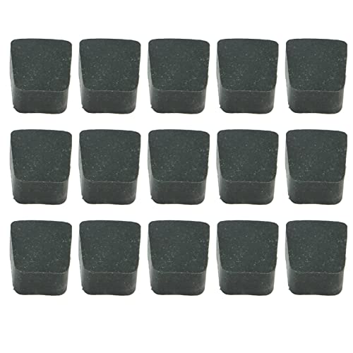 Juego de 15 almohadillas de embrague para bicicleta motorizada, forma cuadrada, color verde, repuesto para bicicleta motorizada de 49 cc y 80 cc