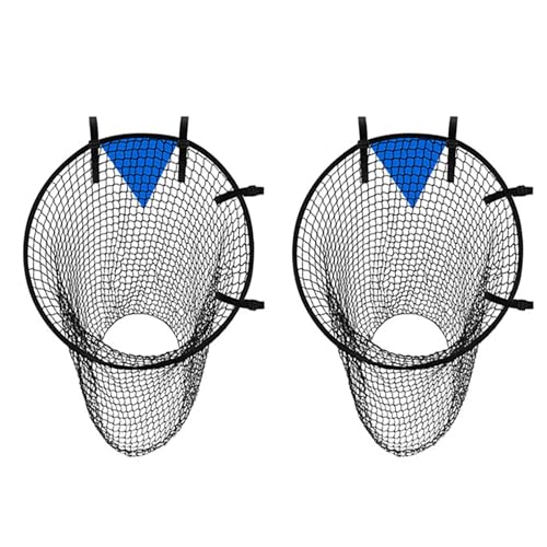 Juego de 2 dianas de fútbol con correas extralargas para entrenamiento de fútbol con zonas de puntuación resaltadas, tiro en esquina