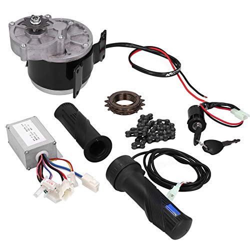 Juego de motor de cepillo de bricolaje 24V 250W Kit de conversi¨®n el¨¦ctrica para scooter de bicicleta el¨¦ctrica