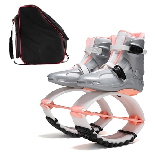 Jumps Botas Zapatos de Salto Canguro con Bolsa de Almacenamiento -Zapatos de Salto para Atletas y usuarios más Pesados ​​-Zapatos de Fitness de Rebote Profesionales para Mujeres y Hombres -36/38 EU (