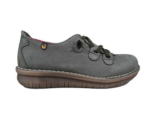 Jungla Zapatos Mujer Bajos 7584 Jockey Combat, Verde, 36 EU