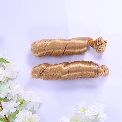 KALLORY 15 Piezas Herramienta Restauradora Pelo De Muñeca para Hacer Bricolaje Pelucas De Repuesto Pelo De Muñecas DIY Muñeca DIY Pelo Lacio Peluca Recta Muñeca Rizada Peluca