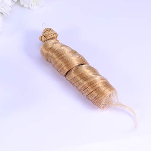 KALLORY 15 Piezas Herramienta Restauradora Pelo De Muñeca para Hacer Bricolaje Pelucas De Repuesto Pelo De Muñecas DIY Muñeca DIY Pelo Lacio Peluca Recta Muñeca Rizada Peluca