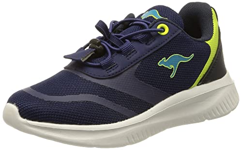 KangaROOS K-ft Push, Zapatillas, Belle Blue Neon Green, 29 EU