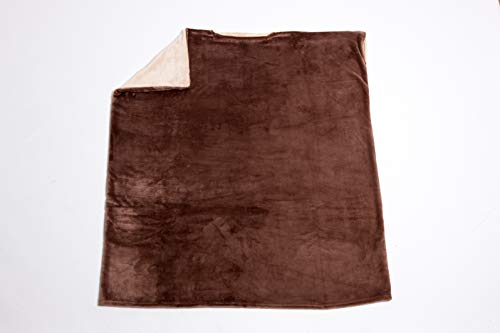 Kanguru Momonga Kids Brownie Manta, Poliéster, Marron, Beige, Unica para ninos