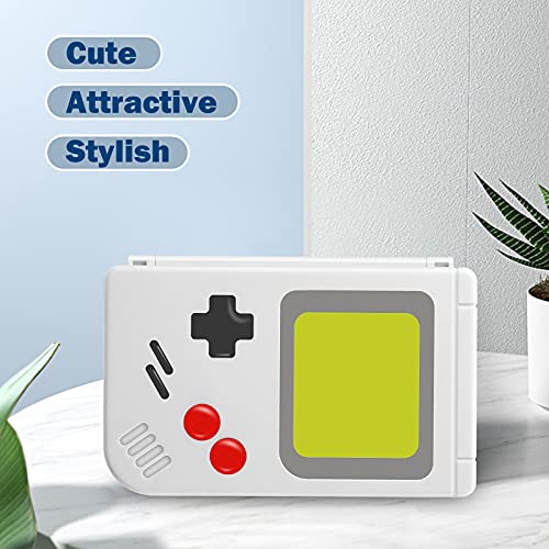 KENOBEE Funda de Tarjetas de Juegos para Nintendo Switch & Switch Lite, 10 Cartuchos Organizador Estuche para Tarjetas de Juego y Micro SD, Portátil Delgado Game Cards Borsa, Blanco