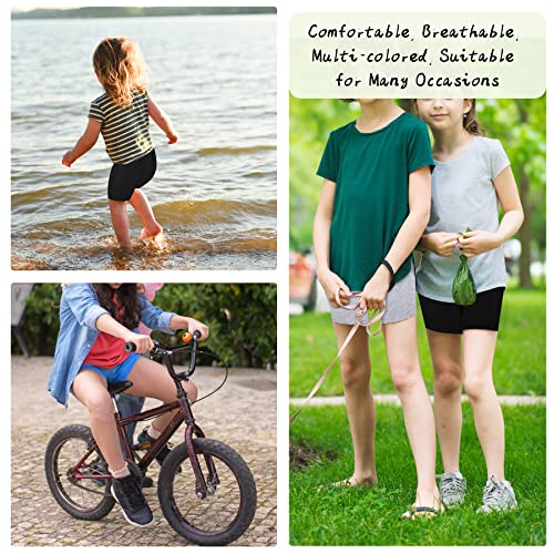 KEREDA Pantalones Cortos Niña Mallas Cortas Pantalon Pantalón Leggings Short Algodón Pack de 8