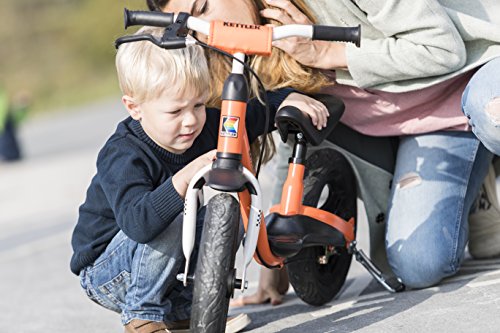 'Kettler Rueda de"Spirit Air Racing – Neumáticos tamaño: 12,5 pulgadas, unidad a partir de 2 años – Rueda de aprendizaje para niños y niñas – Altura ajustable – Color: Naranja y Negro