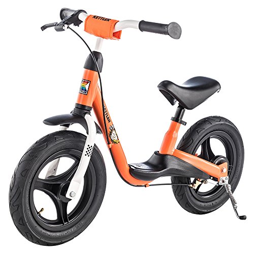 'Kettler Rueda de"Spirit Air Racing – Neumáticos tamaño: 12,5 pulgadas, unidad a partir de 2 años – Rueda de aprendizaje para niños y niñas – Altura ajustable – Color: Naranja y Negro