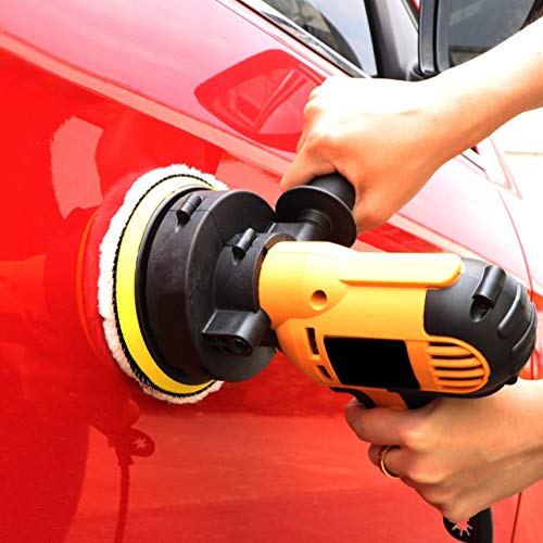 Kit de pulidora eléctrica de 125 mm, pulidora de coche de 700 W, pulidora de pisos de baldosas domésticas, pulidora para pulir coches, madera, metal, muebles