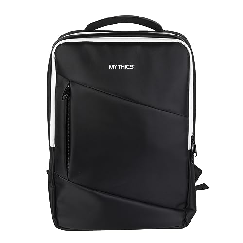 Konix Mythics Titan mochila para almacenamiento y transporte de consola y accesorios PS5 - Volumen 16 l - 30 x 10 x 47 cm - Negro y blanco