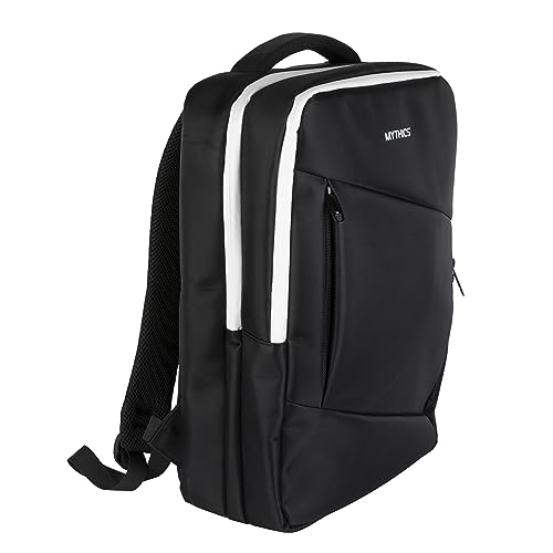 Konix Mythics Titan mochila para almacenamiento y transporte de consola y accesorios PS5 - Volumen 16 l - 30 x 10 x 47 cm - Negro y blanco