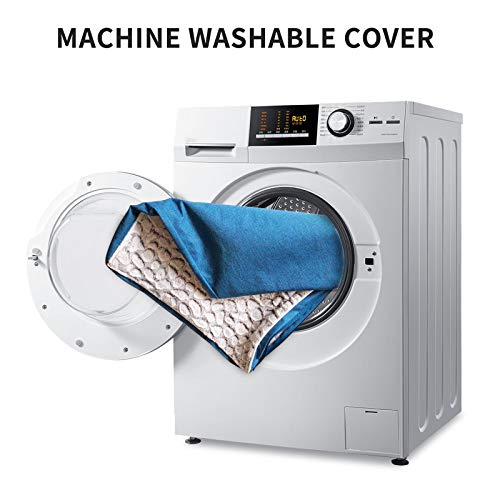 KROSER Almohadilla para Perros y Gatos,Colchoneta Reversible, Colchón Duradero y Elegante Almohada 91cm Antideslizante y Impermeable, Lavable a Máquina Cama para Mascotas Grandes hasta 32kg