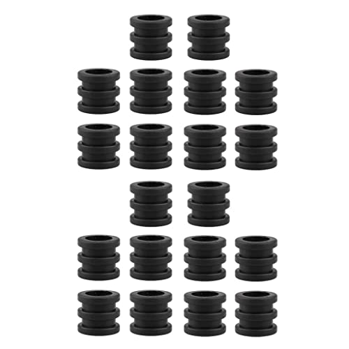 lahomia 20 Piezas De Paragolpes De Barra De Fútbol De De 16 Mm Paragolpes De Goma Accesorios De Futbolín