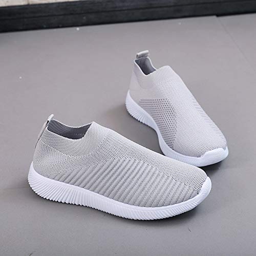 Laonajkd Mujer Zapatillas Casual Zapatillas Trekking Mujer Zapatillas para Andar Mujer Calzado Ortopedicas para Running Jogging Cuña Zapatillas Mujer Primavera Ofertas