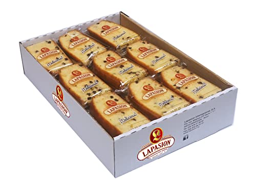 LAPASION - Bizcocho COC Pepitas Chocolate envuelto, ideal para desayunos y meriendas caja 2 Kg