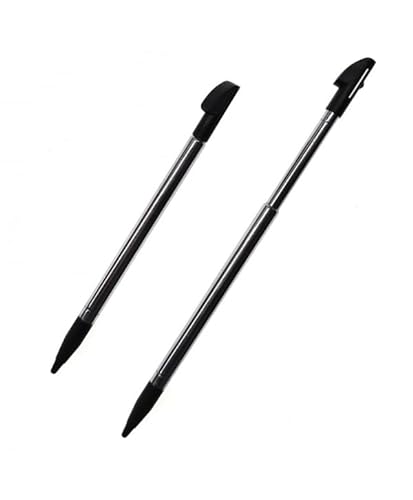 Lapiz Extensible para Nintendo 3DS XL Metal PLASTICO Puntero Consola Negro Negra