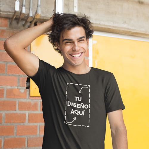 latostadora Camiseta Hombre Mujer Personalizada - Camisetas Personalizadas Hombres - Camisetas para Personalizar 2 Caras - Camiseta Personalizable por Delante y Detras - Regalos Personalizados