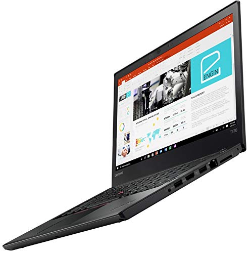 Lenovo ThinkPad T470 14 pulgadas 1920 × 1080 Full HD Intel Core i5 512 GB SSD Disco duro 16 GB Memoria Windows 10 Pro Webcam Teclado Iluminación UMTS LTE Business Notebook Portátil (Reacondicionado)
