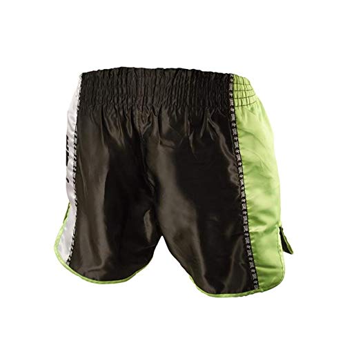 LEONE 1947, Pantalones Cortos De Entrenamiento Kick-Thai, Unisex Adulto, Negro, XXL, AB760