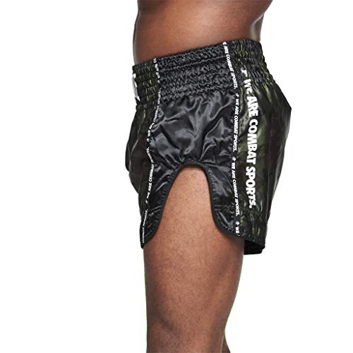 LEONE 1947, Pantalones Cortos Kick Thai Camo, Verde, M, AB961
