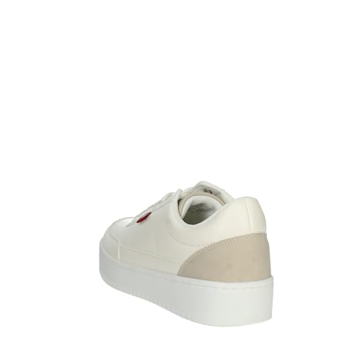 Levi's New Union 2.0, Zapatillas Mujer, White Normal 981, 38 EU