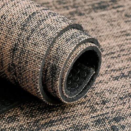 LimaLemon Esterilla de yoga de yute natural | Agarre Antideslizante | Conexión con la Naturaleza para tu Práctica de Yoga | 5mm de grosor (Negro)
