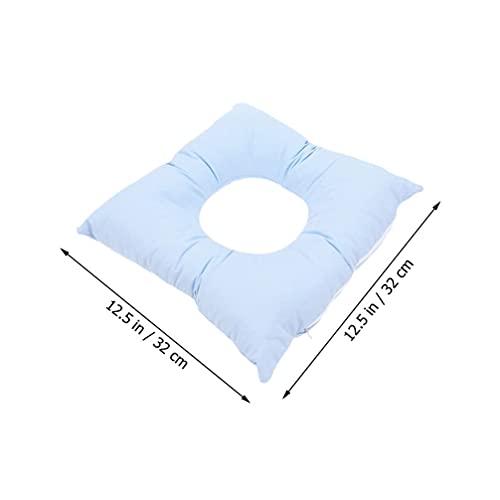LIXBD 2 cojines de masaje para la cara de la cuna del salón del spa, cama de masaje boca abajo cojín almohada de masaje, fundas de reposacabezas para mesas de masaje