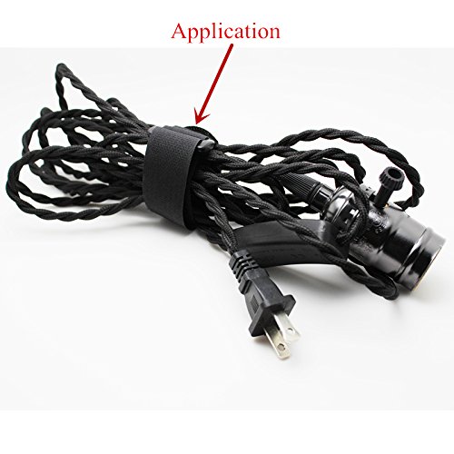 LJY - Lote de 16 correas de nailon con gancho y lazo, para sujetar cables organizadores, 30 x 2 cm, color negro