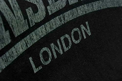 Lonsdale 111132-1000, Camiseta para Hombre, Negro, XL