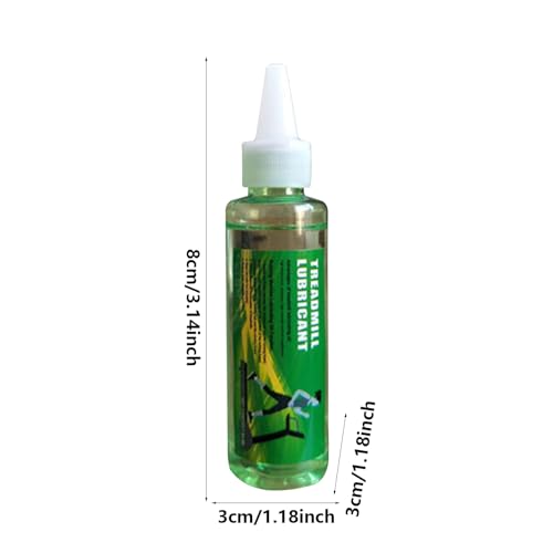 Lubricantes de silicona para cintas de correr,Lubricante para cintas de correr para correas - Aceite lubricante para cinta de correr de 60 ml,Inodoro Resistente a la temperatura, reducción de Luckxing