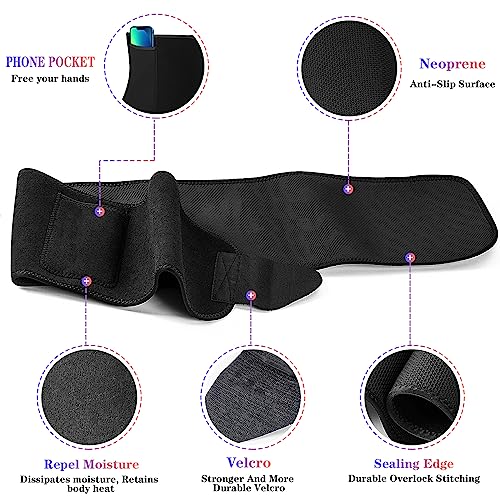 LUZOON Faja Reductora Mujer y Hombre, Fajas Reductoras Adelgazantes para Gimnasio de Neopreno, Cinturón Lumbar Abdominal para Fitness y Deporte (Medium)