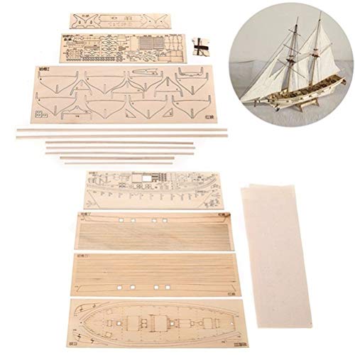 Maqueta de Barco, Modelos de Madera, DIY, Regalos para niños, Juguetes, decoración