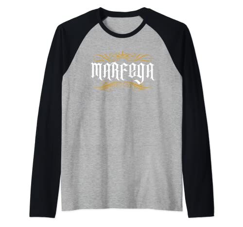 Marfega Filipino Apellido Filipinas Familia Tagalog Camiseta Manga Raglan