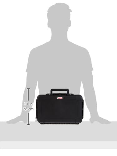 MAX 003hds Maletín, Adultos Unisex, Negro, 316 x 195 x H53 mm