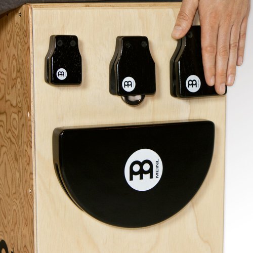 Meinl Percussion WSS1BK - Snare lateral para cajón, Color Negro