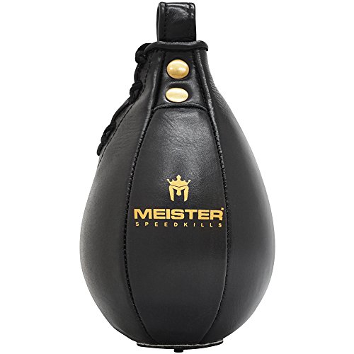 Meister SpeedKills - Bolsa de Velocidad de Piel con vejiga de látex Ligera, Color Negro, pequeña (19 x 12,7 cm)