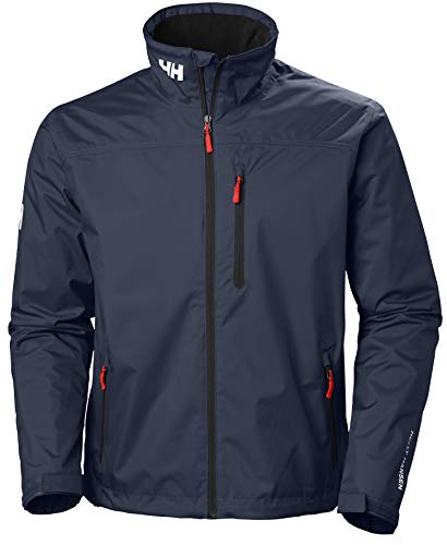 Mens Helly Hansen Crew Midlayer Jacket, Azul marino, M