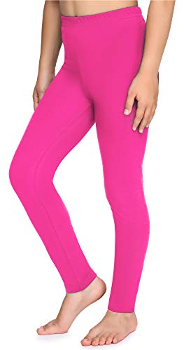 Merry Style Leggins Mallas Pantalones Largos Ropa Deportiva Niña MS10-225(Amaranto, 140 cm)