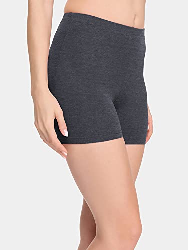 Merry Style Pantalones Cortos Mujer MS10-392 (Melange Oscuro, M)