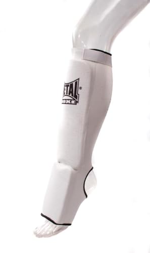 METAL BOXE MB153 - Espinilleras de Artes Marciales, Color Azul, Talla 2XS