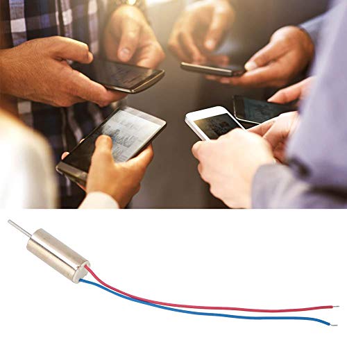 Micro motor sin núcleo, 5 piezas 6 x 14 mm Micro motor sin núcleo 3V 53200 rpm para juguetes/máquinas de tatuaje/drones, bajo consumo de energía, largo tiempo de servicio