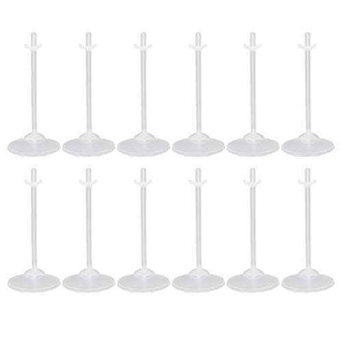 Milisten 24 Piezas de Soportes de Exhibición para Muñecas Soportes para Muñecas Mini Soporte de Exhibición para Muñecas Accesorios de Marco de Soporte para Muñecas hasta 9In 10In 11In Y