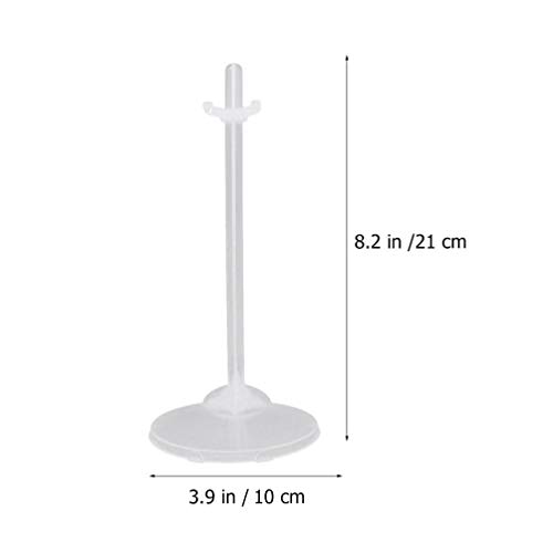 Milisten 24 Piezas de Soportes de Exhibición para Muñecas Soportes para Muñecas Mini Soporte de Exhibición para Muñecas Accesorios de Marco de Soporte para Muñecas hasta 9In 10In 11In Y