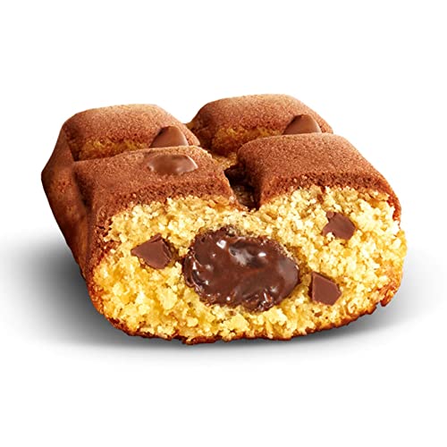 Milka Cake & Choc Bizcocho con Pepitas de Chocolate con Leche de los Alpes y Relleno de Chocolate Formato Familiar 350g