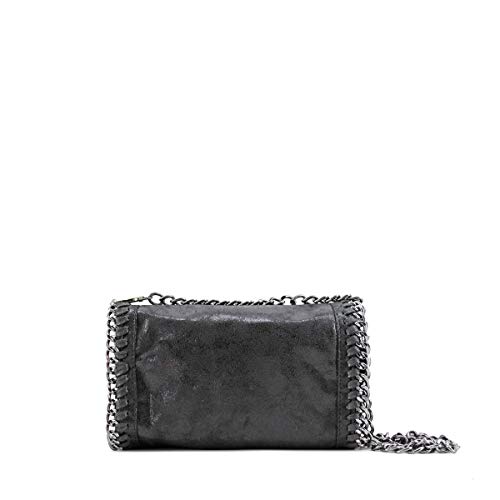 MODELISA - Bolso Bandolera Cadena Para Mujer (Negro)