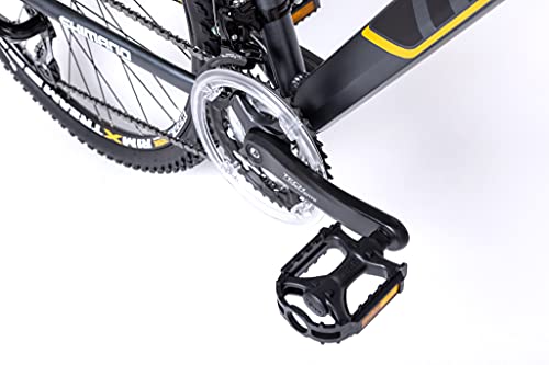 Moma Bikes Bicicleta Montaña GTT5.0 27,5", Aluminio, SHIMANO 24v, Doble Freno Disco, Suspensión Delantera (Varias Tallas)
