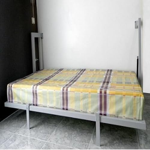 Monarka Cama abatible Horizontal ECOLOGIT (105X190 CM, Metal Blanco)